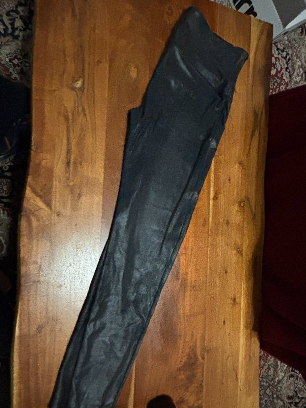 Spanx Women's Faux Leather Leggings, Size 2X
